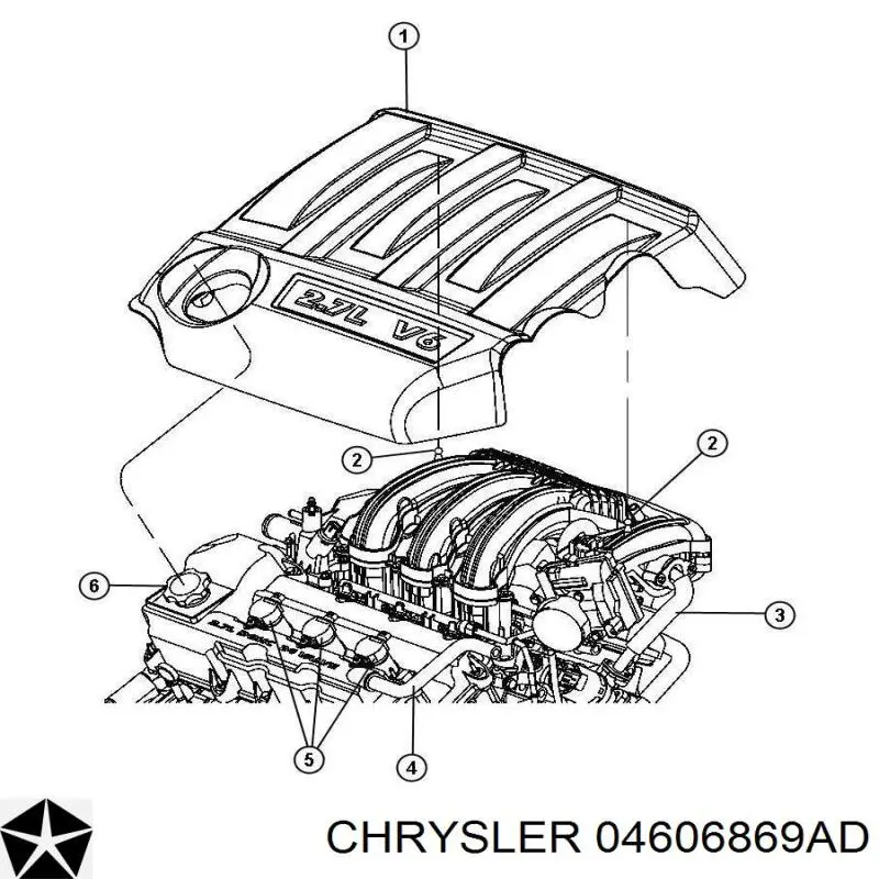 04606869AD Chrysler Котушка запалювання