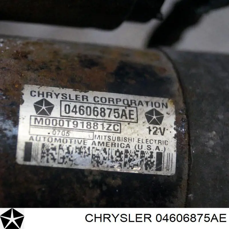 Стартер Chrysler 04606875AE ціна, від 286.51 USD