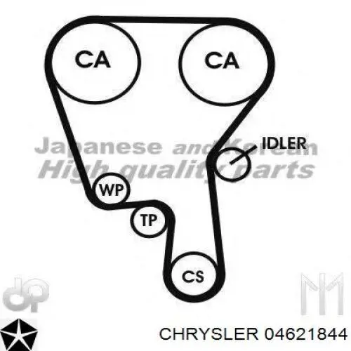 Купити 04621844 Chrysler Ремінь газорозподільного механізму