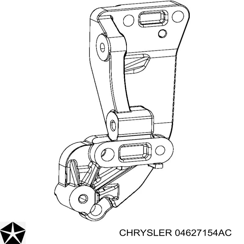 Кронштейн генератора (натяжний) Chrysler 04627154AC ціна, від 3.67 USD