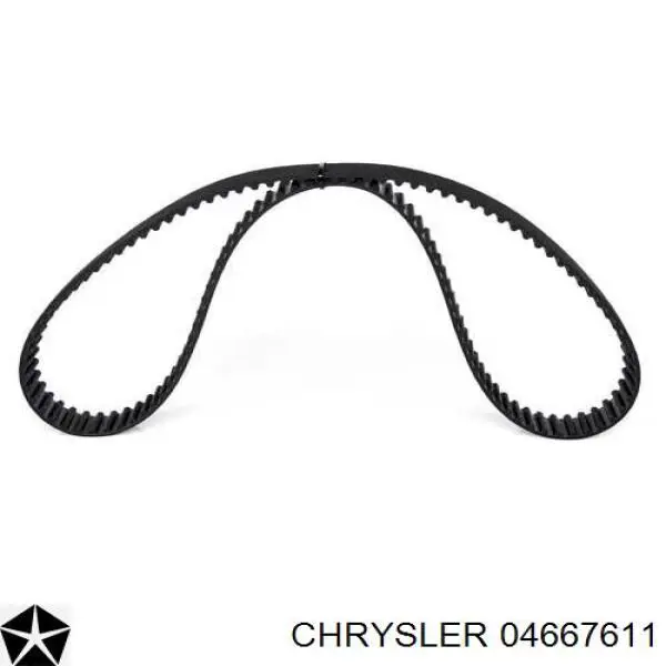 Зубчастий ремінь Chrysler 04667611 ціна, від 39.59 USD