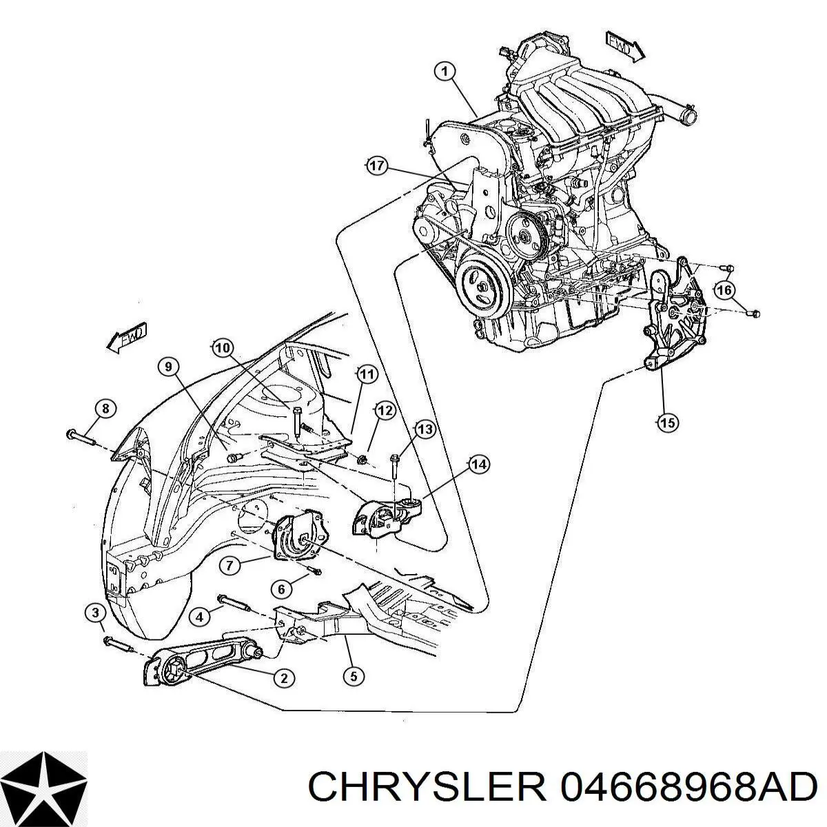  4668968AC Chrysler