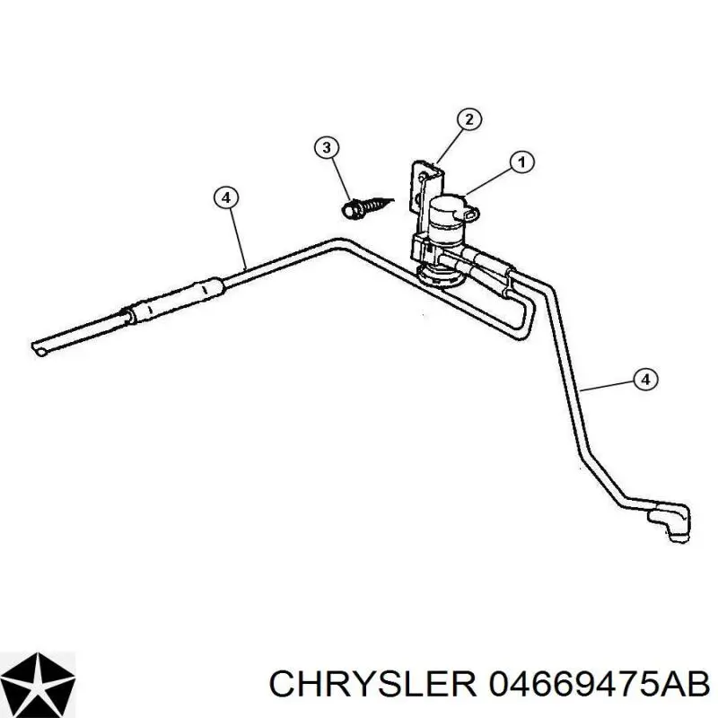 Клапан перетворювач тиску наддуву (соленоїд) Chrysler 04669475AB ціна, від 50.67 USD