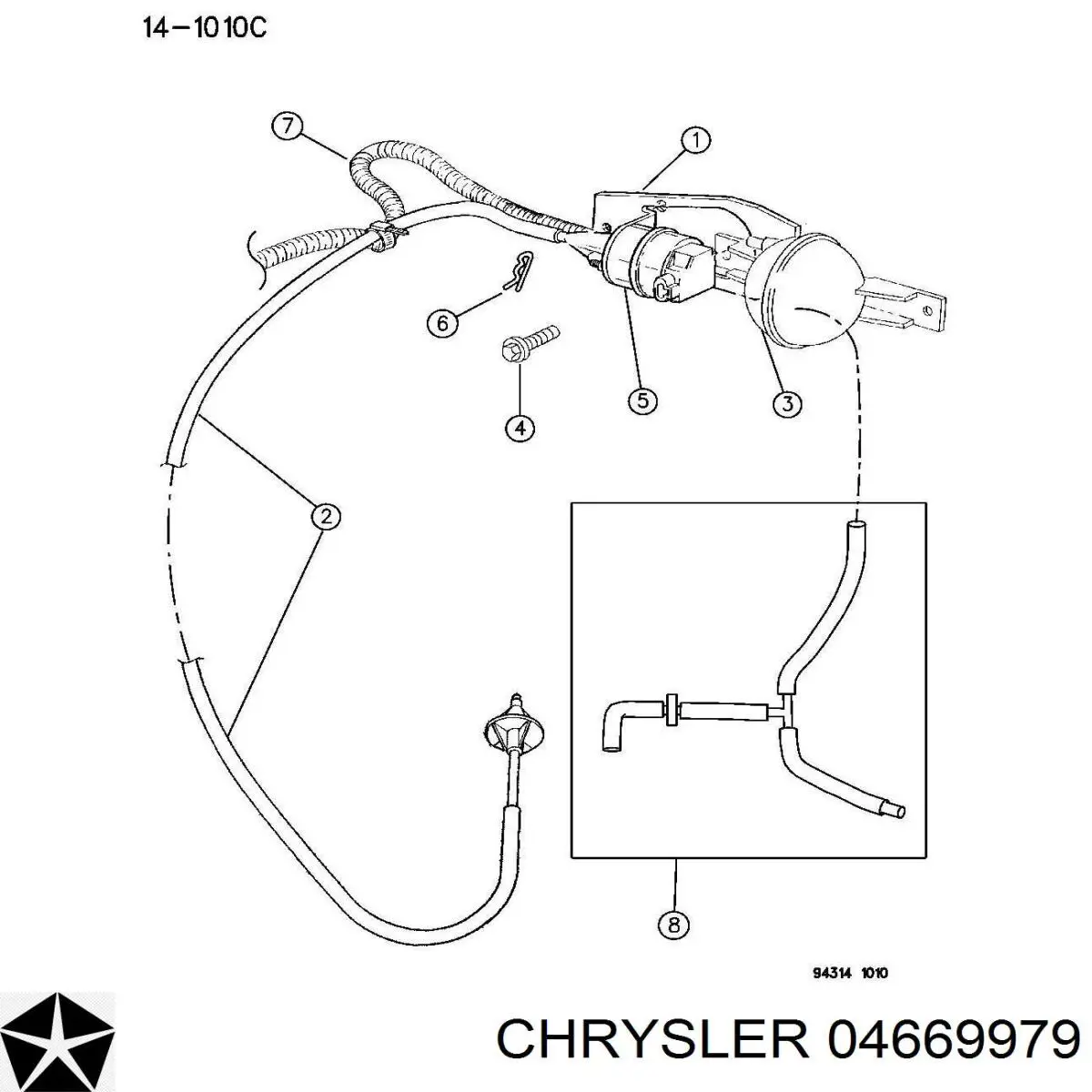  Chrysler 04669979 ціна, від 7.54 USD
