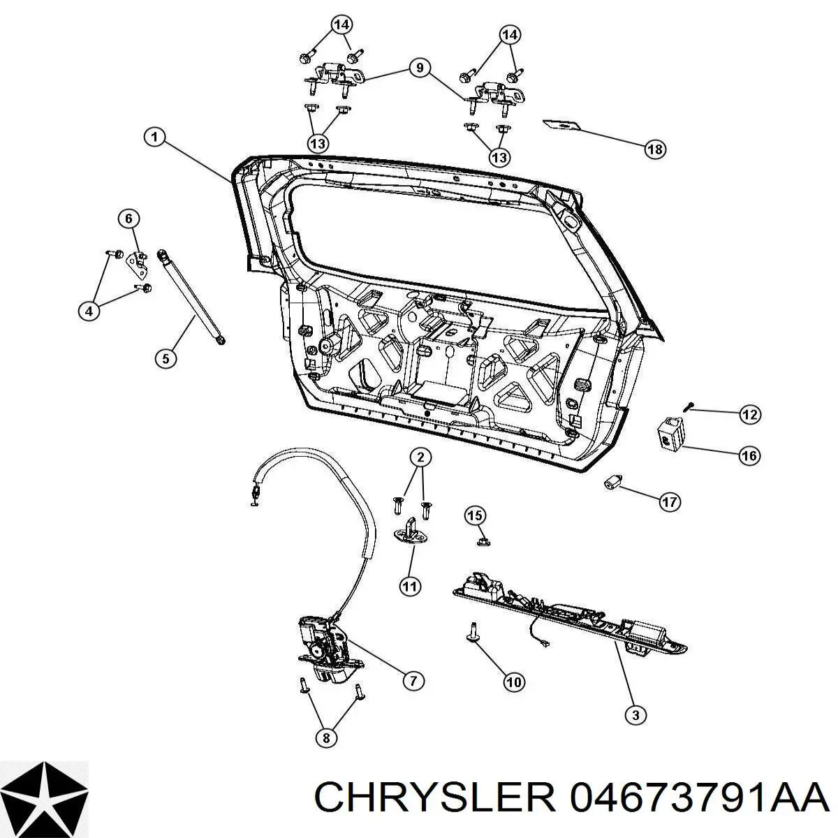Купити 4673791AA Chrysler 