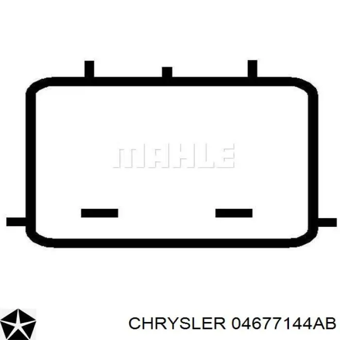 Компресор системи кондиціювання Chrysler 04677144AB ціна, від 192.86 USD