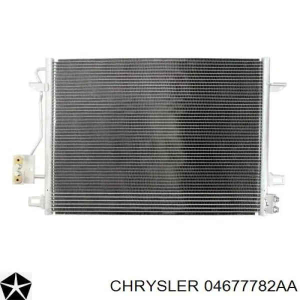 Радіатор кондиціонера 04677782AC Chrysler