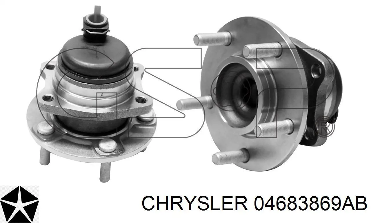 04683869AB Chrysler Маточина задня