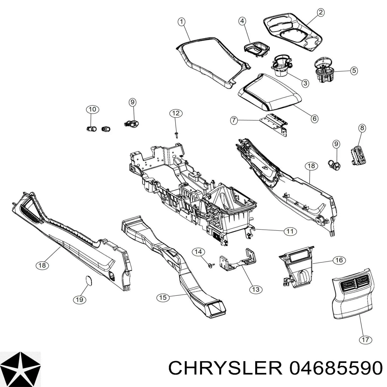  Chrysler 05026362AA ціна, від 5.62 USD