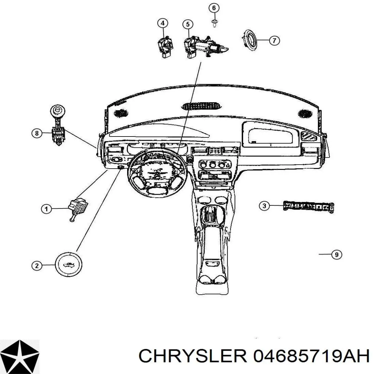 Контакти замку запалювання WVE 1S6017 ціна, від 15.96 USD