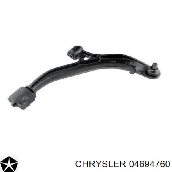 Важіль передньої підвіски нижній, правий Chrysler 04694760 ціна, від 77.33 USD