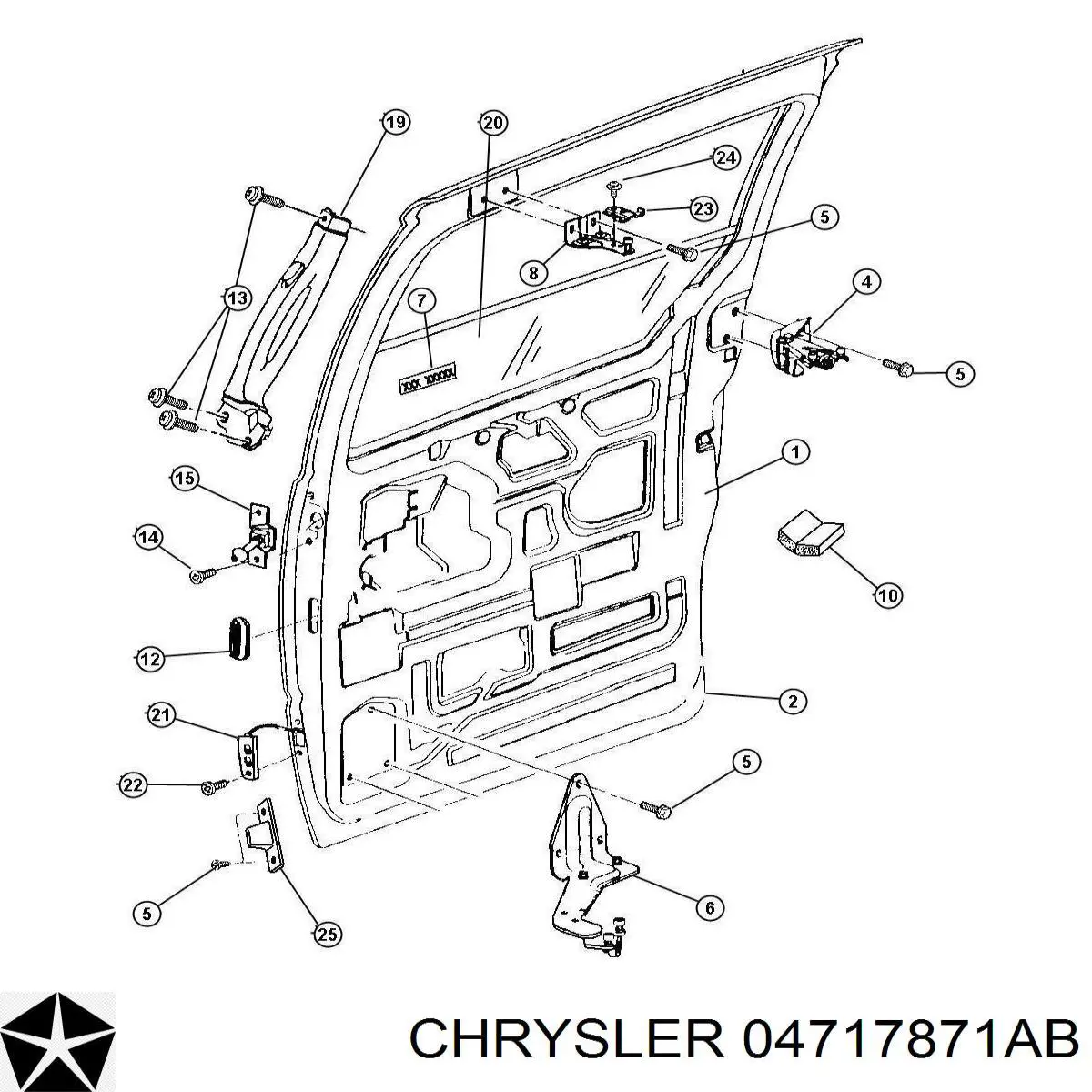  Chrysler 4717871AB ціна, від 0.02 USD