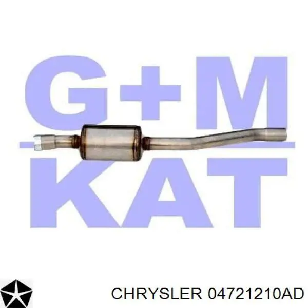 Конвертор-каталізатор (каталітичний нейтралізатор) Chrysler 04721210AD ціна, від 243.48 USD