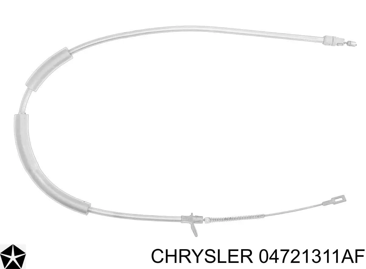 Купити 04721311AF Chrysler Трос ручного гальма задній, лівий