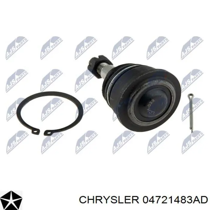 Важіль передній лівий Chrysler 04721483AD ціна, від 51.10 USD