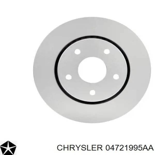 Диск переднього гальма Chrysler 04721995AA ціна, від 44.94 USD
