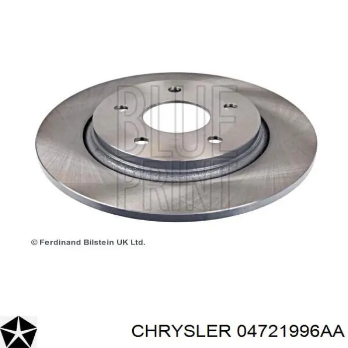Задні дискові гальма Chrysler 04721996AA ціна, від 31.10 USD