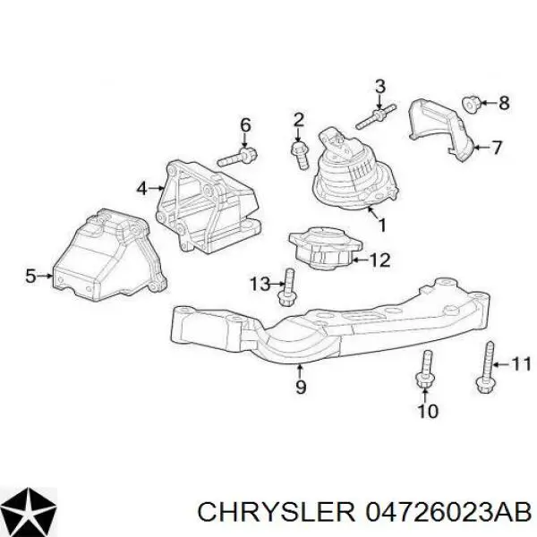 04726023AB Chrysler 