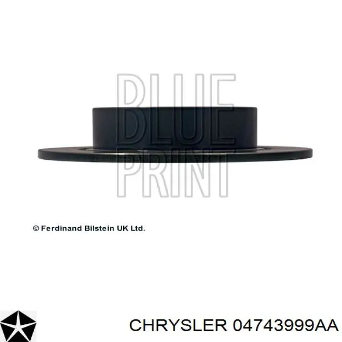 Купити 04743999AA Chrysler Диск заднього гальма
