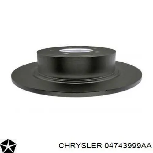Диск гальмівний задній Chrysler 04743999AA