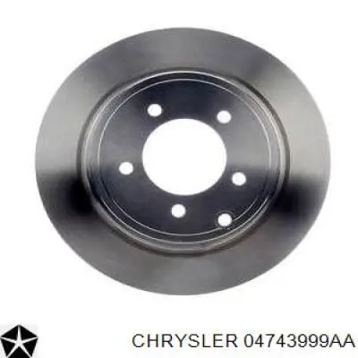 Задні дискові гальма Chrysler 04743999AA ціна, від 41.24 USD