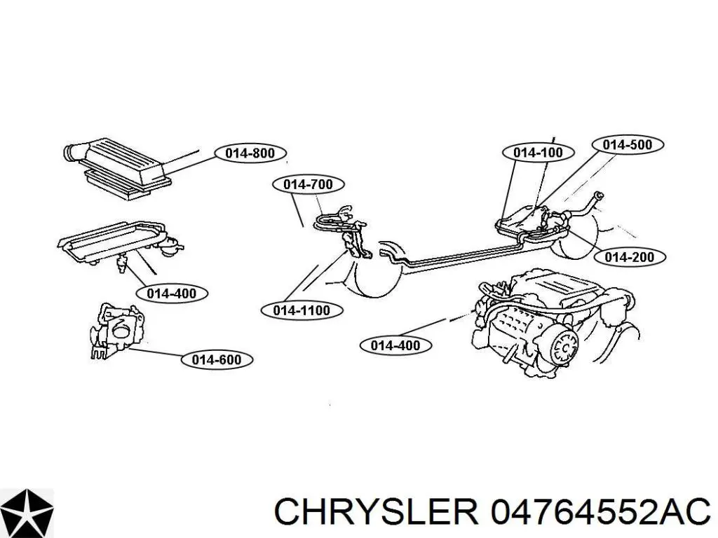 Опора амортизатора переднього правого Chrysler Sebring (JR) (Крайслер Себрінг)