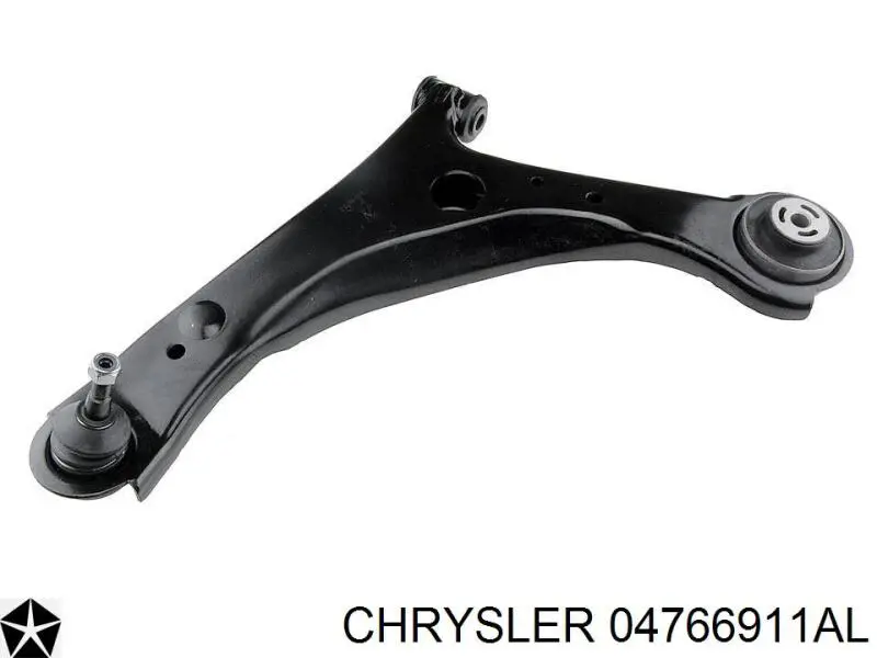 Важіль передній лівий Chrysler 04766911AL ціна, від 62.71 USD
