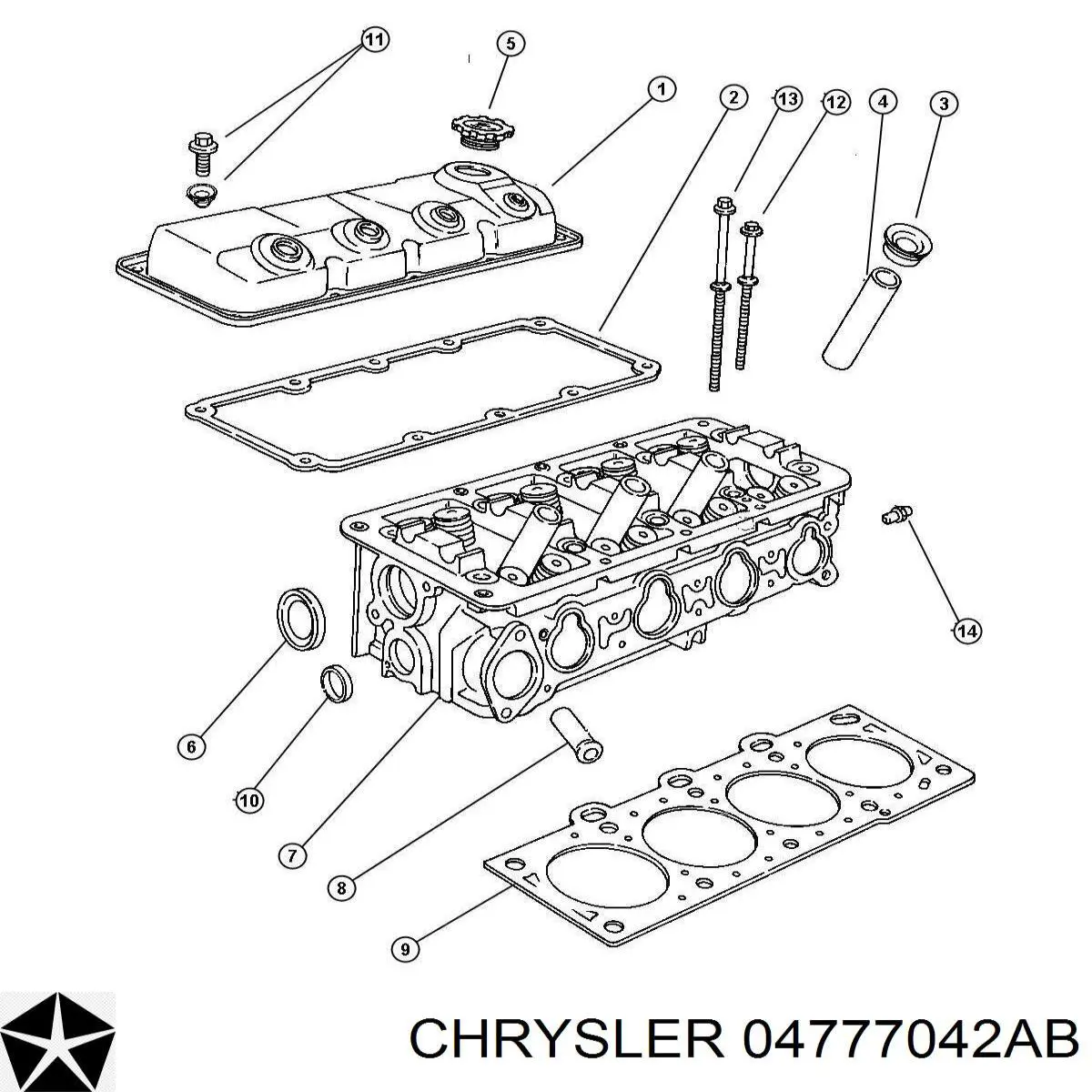  K04777042AB Fiat/Alfa/Lancia