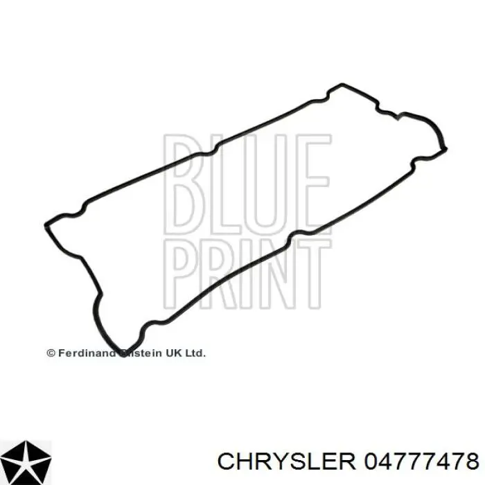 Прокладка клапанної кришки двигуна Fiat/Alfa/Lancia K04777478