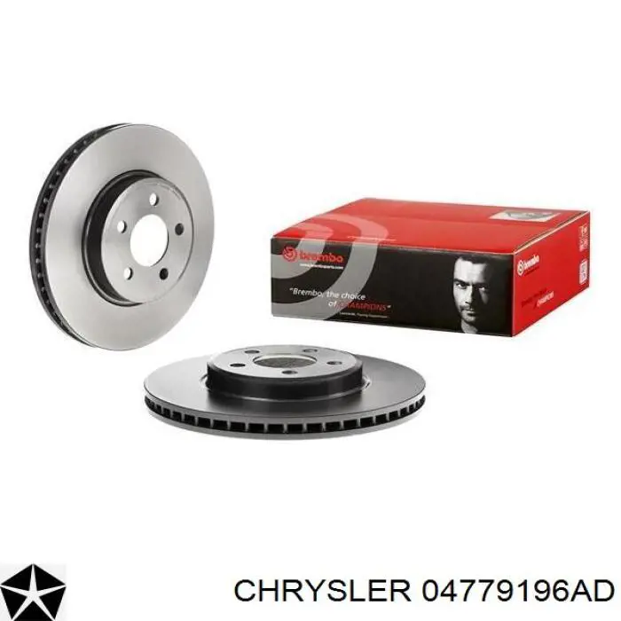 04779196AD Chrysler Гальмо дискове переднє