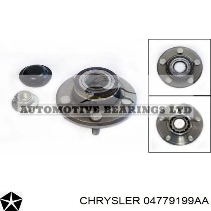 Маточина колеса передня Chrysler 04779199AA ціна, від 62.02 USD