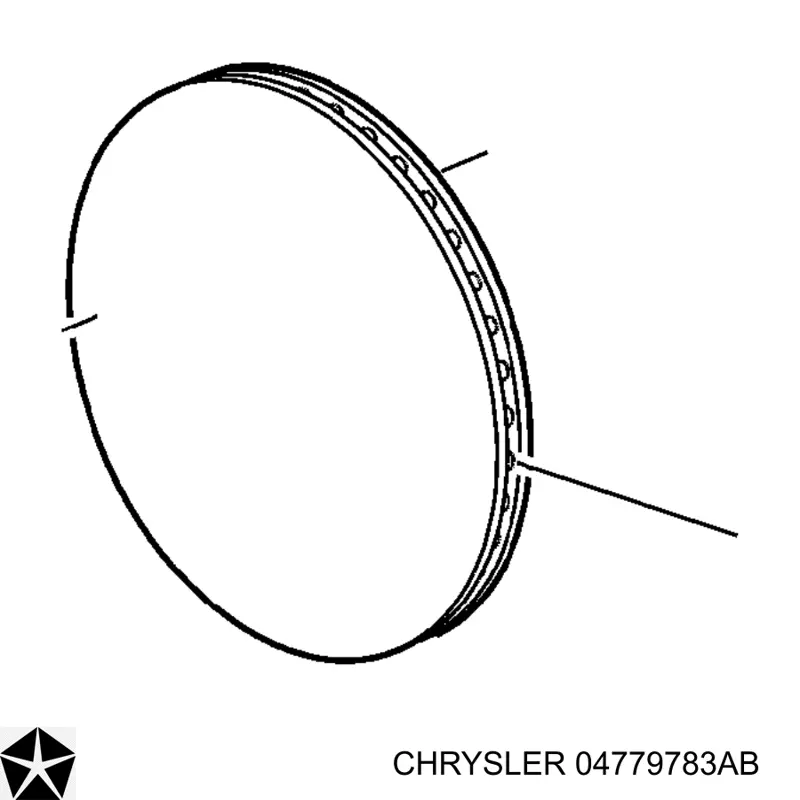 Купити 04779783AB Chrysler Ротор гальмівний