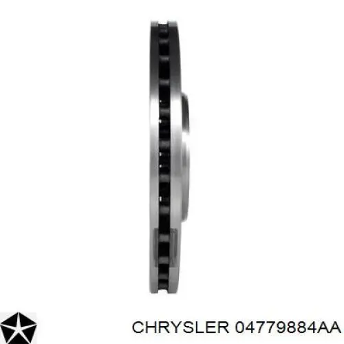 Гальмівні диски передні 04779884AA Chrysler