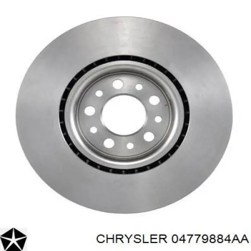 Диск гальмівний передній Chrysler 04779884AA