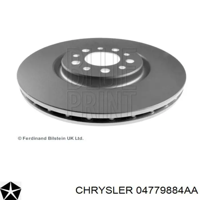 04779884AA Chrysler диск гальмівний передній