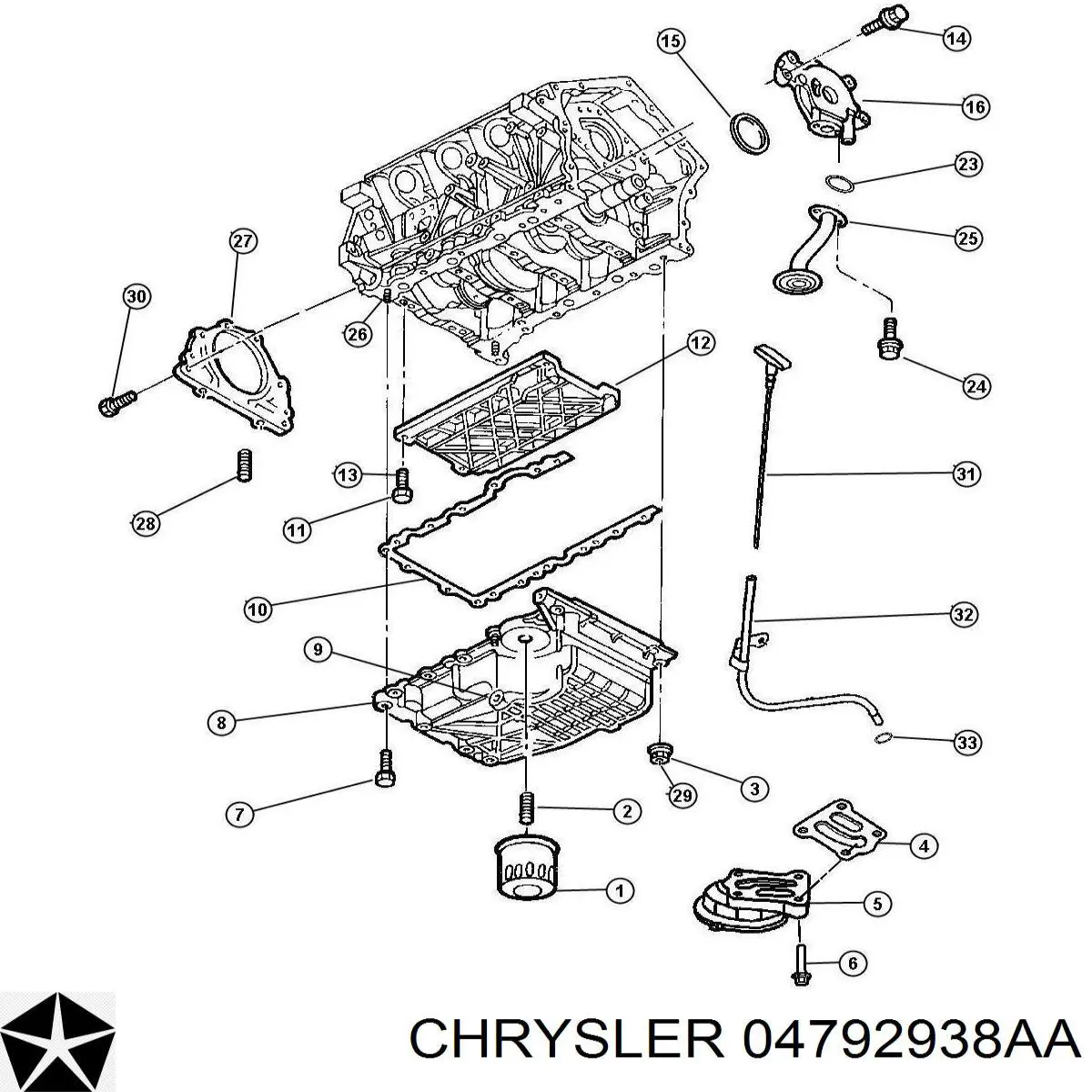  4792938AA Chrysler