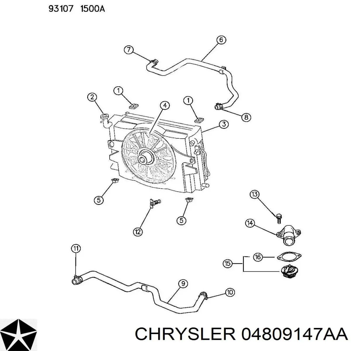  04809147AA Chrysler