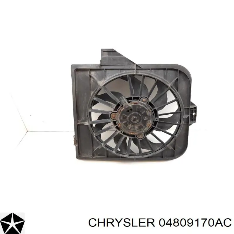 04809170AC Chrysler Вентилятор системи охолодження правий