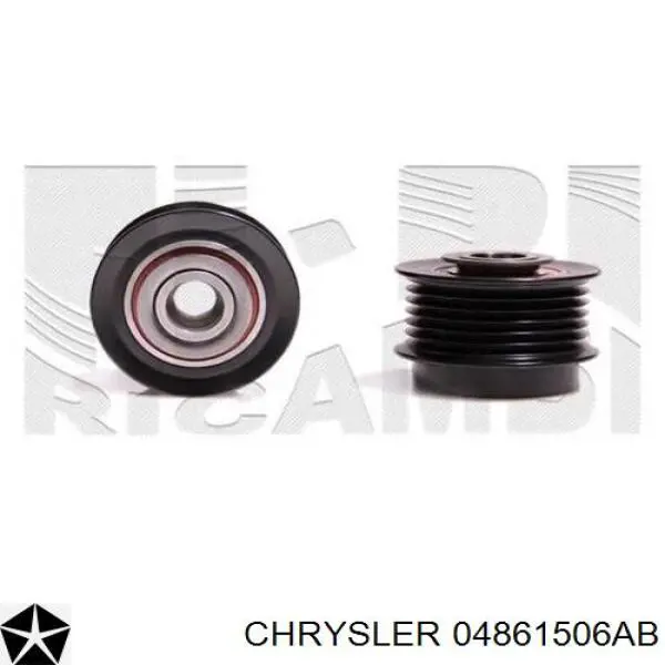 Купити 04861506AB Chrysler Шків генератора