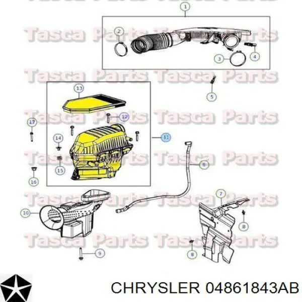 Купити Корпус фільтра Chrysler 300 C 