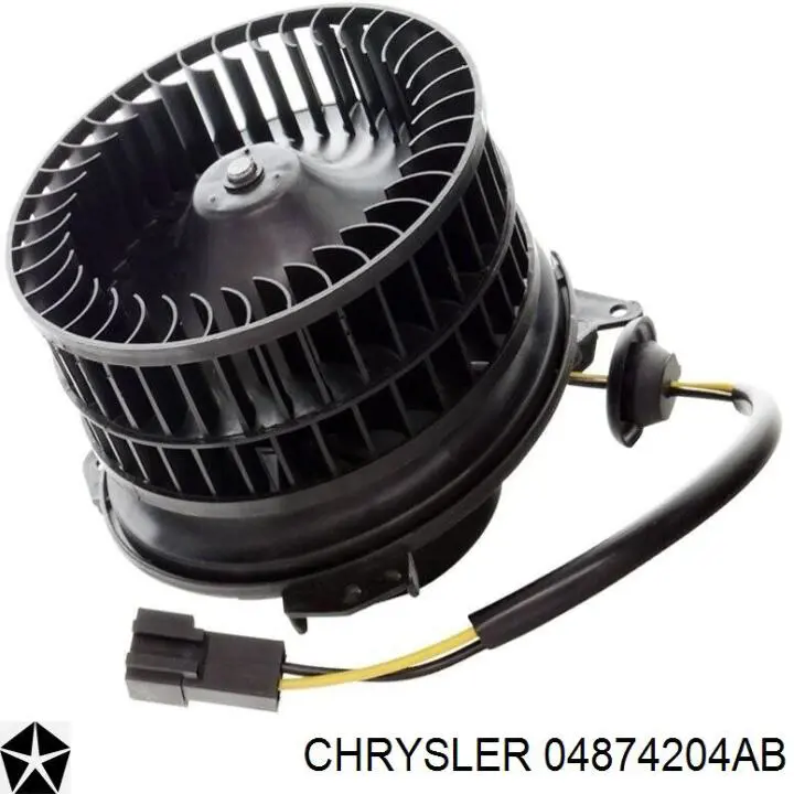 Двигун вентилятора пічки (обігрівача салону) Chrysler 04874204AB ціна, від 50.14 USD