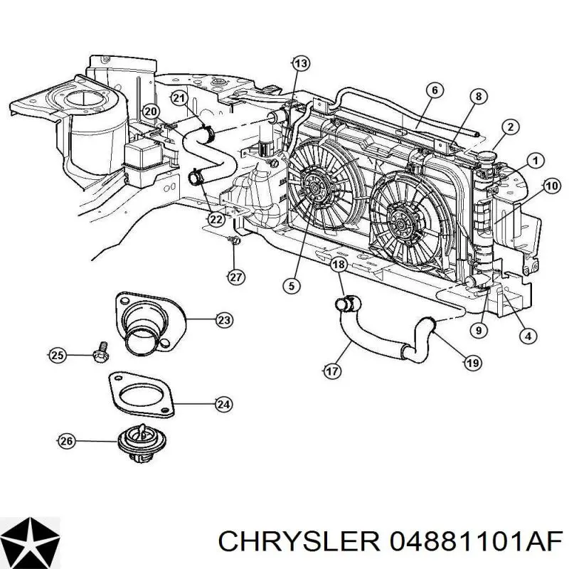  04881101AF Chrysler