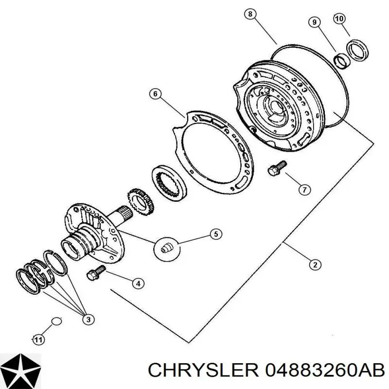  Chrysler 4883260AB ціна, від 47.86 USD