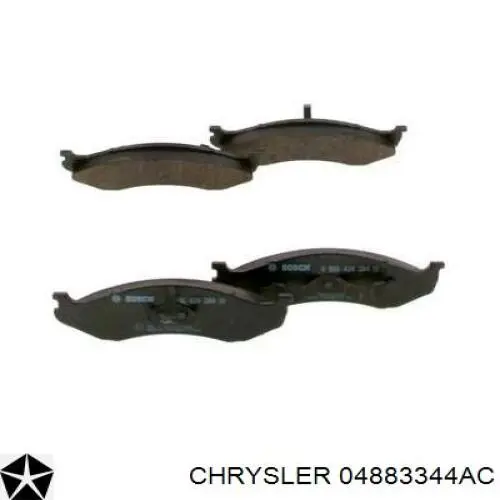 Купити 04883344AC Chrysler Колодки гальмівні передні, дискові