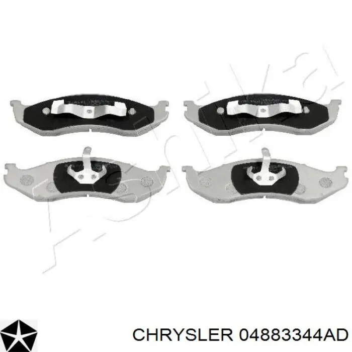 Передні тормозні колодки 04883344AD Chrysler