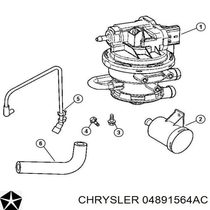 4891564AA Chrysler 