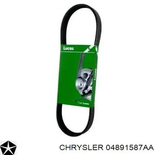 Ремінь генератора 04891587AA Chrysler