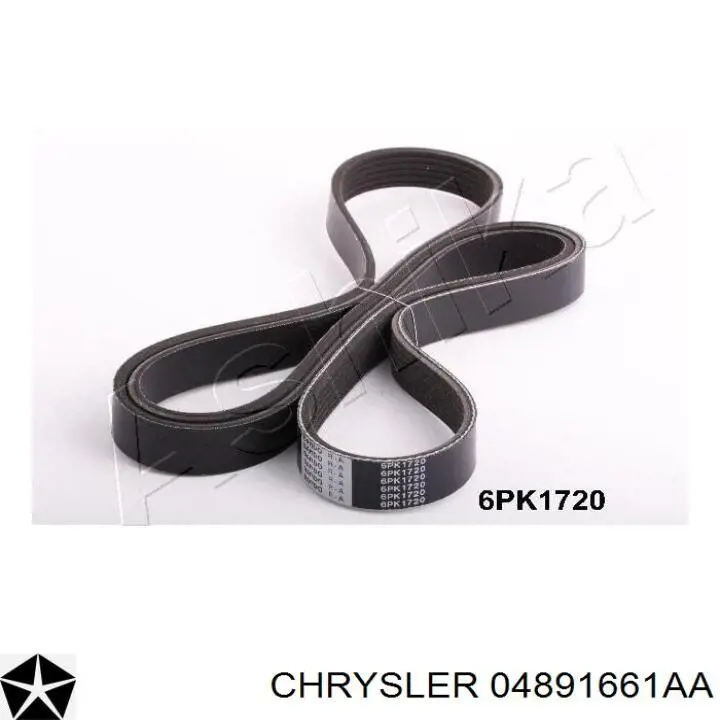 Купити 04891661AA Chrysler Ремінь генератора