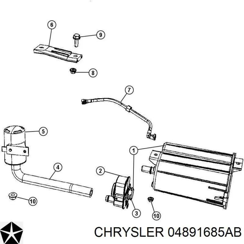  Chrysler 04891685AB ціна, від 38.01 USD