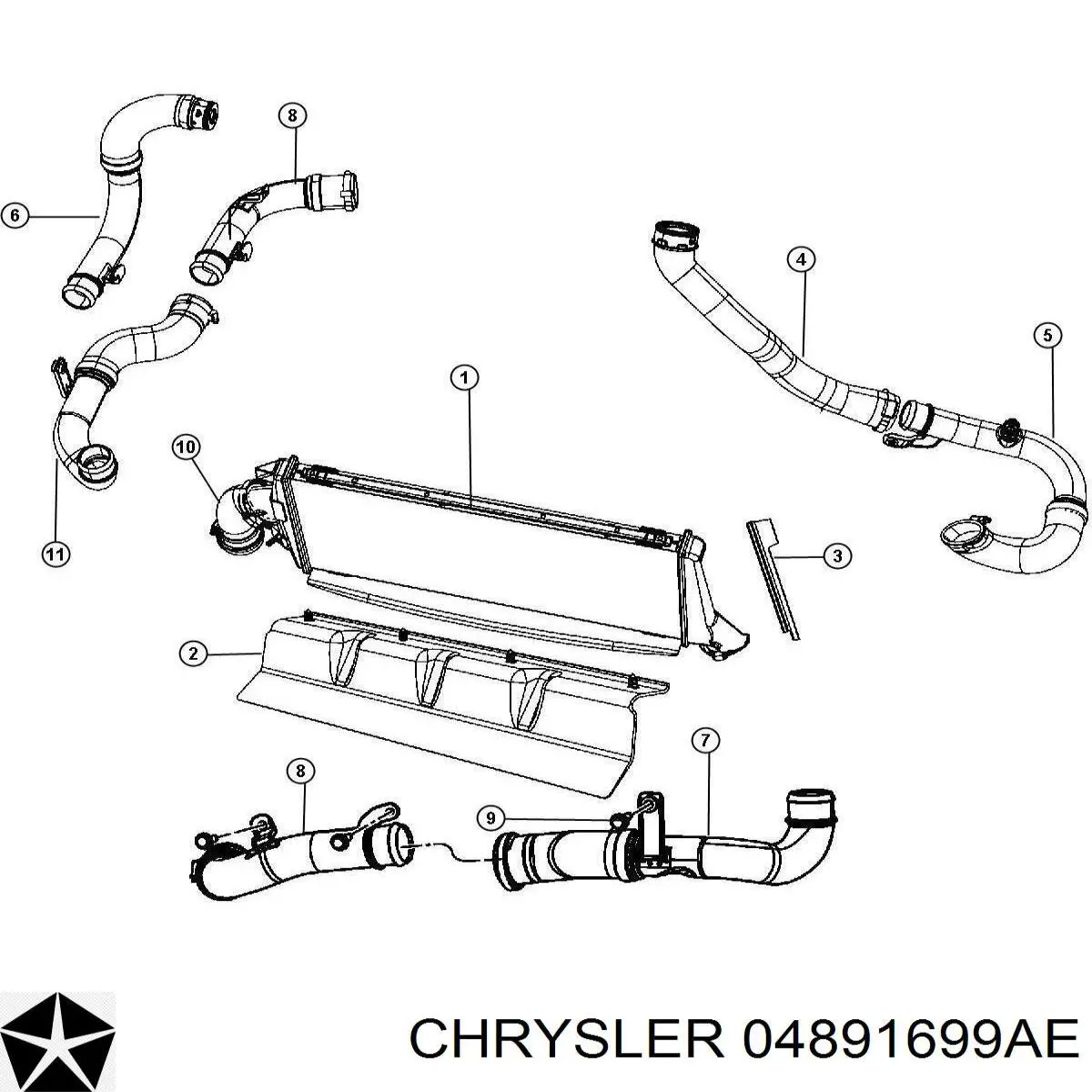  4891699AB Chrysler